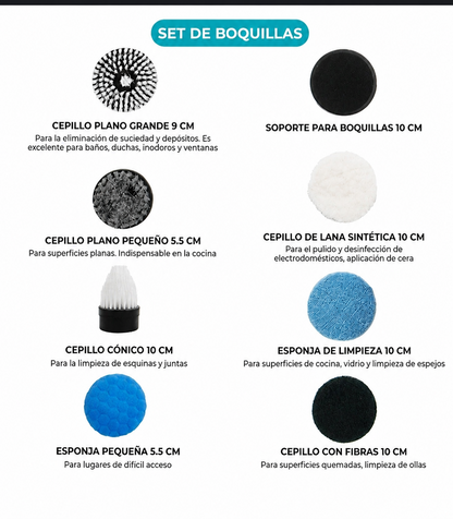 UltraScrub Pro: Cepillo Eléctrico Multiusos